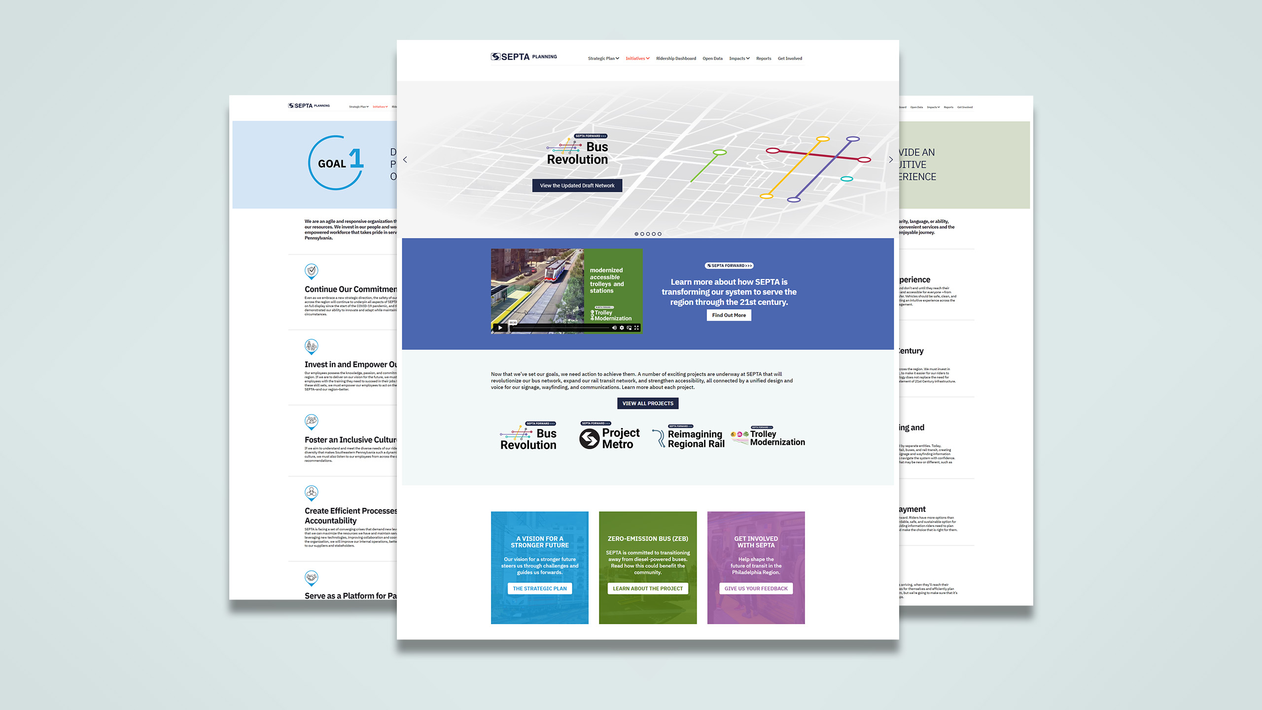 Planning Website for SEPTA